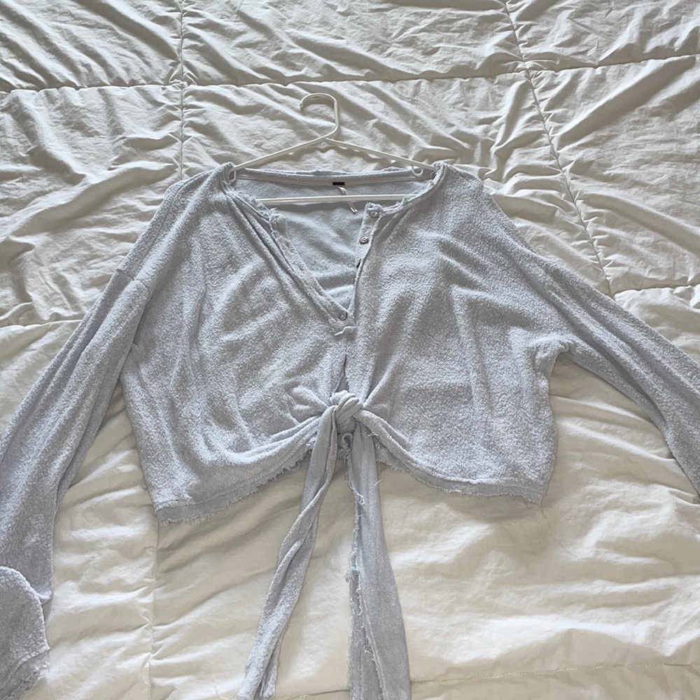 Light blue free people sweater size medium!
